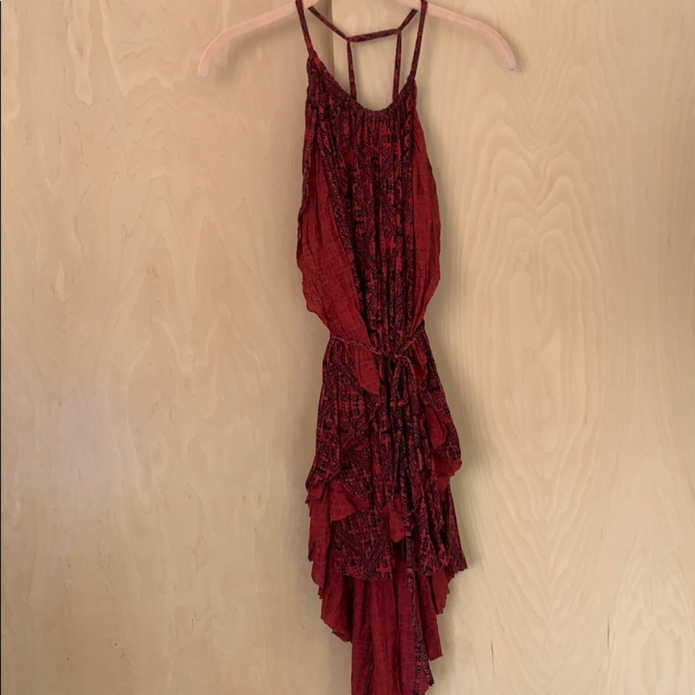 Free people red shirt